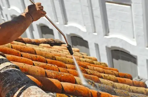 Démoussage de toiture à Saint-Paul sur Save
